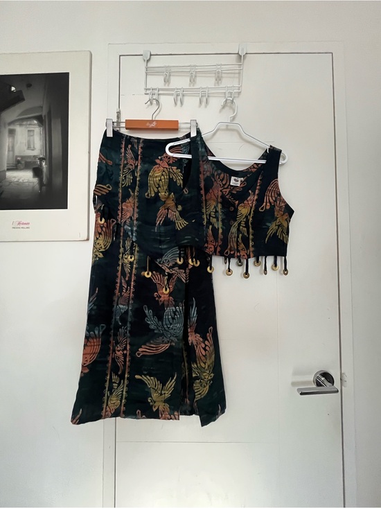 fleurissez Dresses & Skirts - Two-piece Boho Matching Set Dark Green